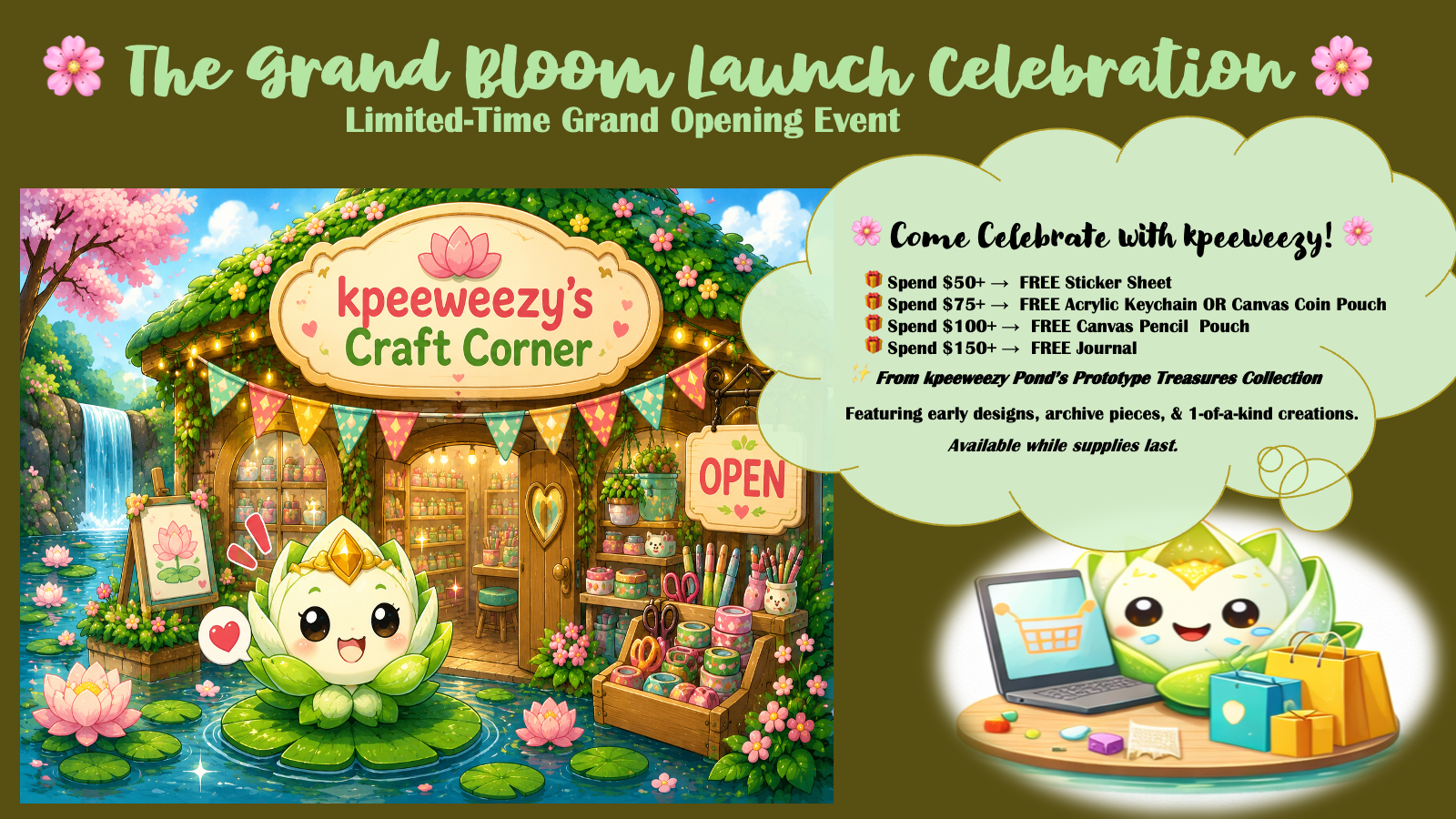 🌸 THE GRAND BLOOM LAUNCH CELEBRATION 🌸